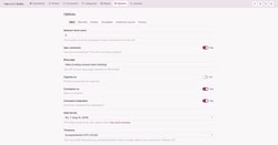FanUpdate Redux admin options page.