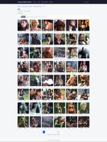 An album page in a Lumora Gallery, showing a grid of thumbnails.