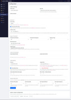 Configuration page.